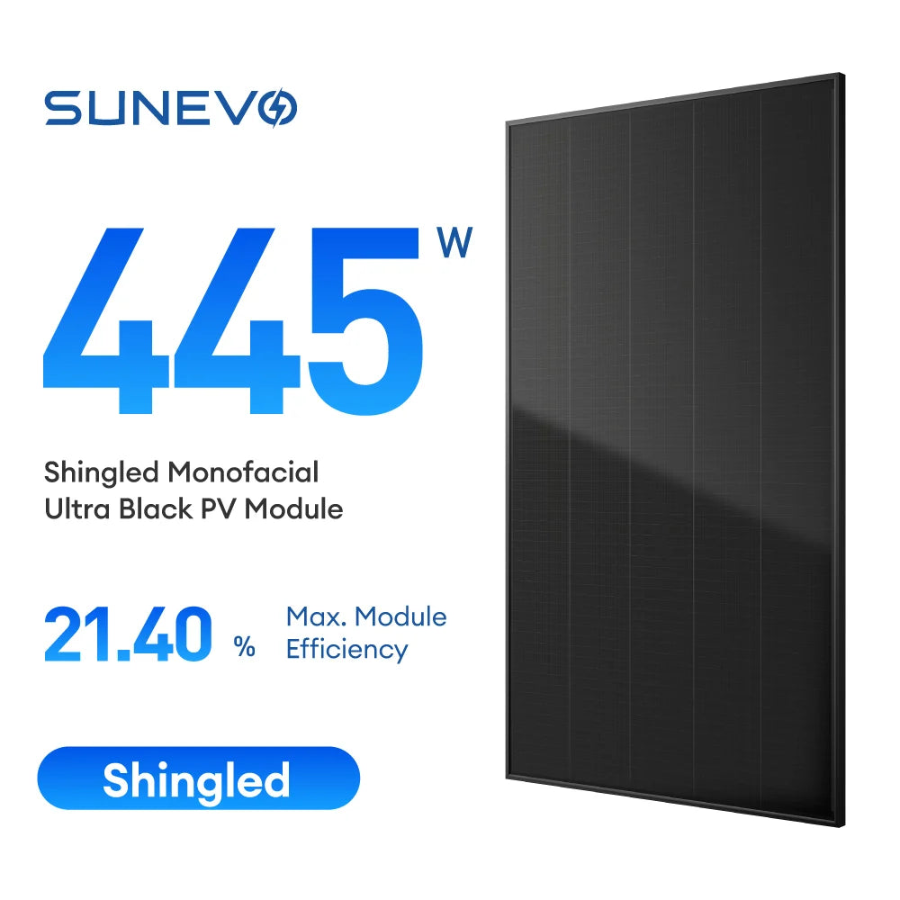 SunEvo Solar Co., Ltd. - Solarmodul - EvoX SE6-46SC 420-445W Normal/Ultra Black/ Blac... SE6-46SC 435W - Art. 213422