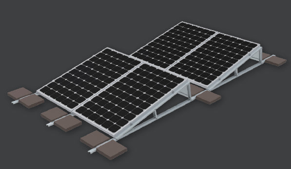 Vooyage International Co., Ltd. - Montagesysteme - F102-Ballasted System for Flat Roof F102 - Art. 7186