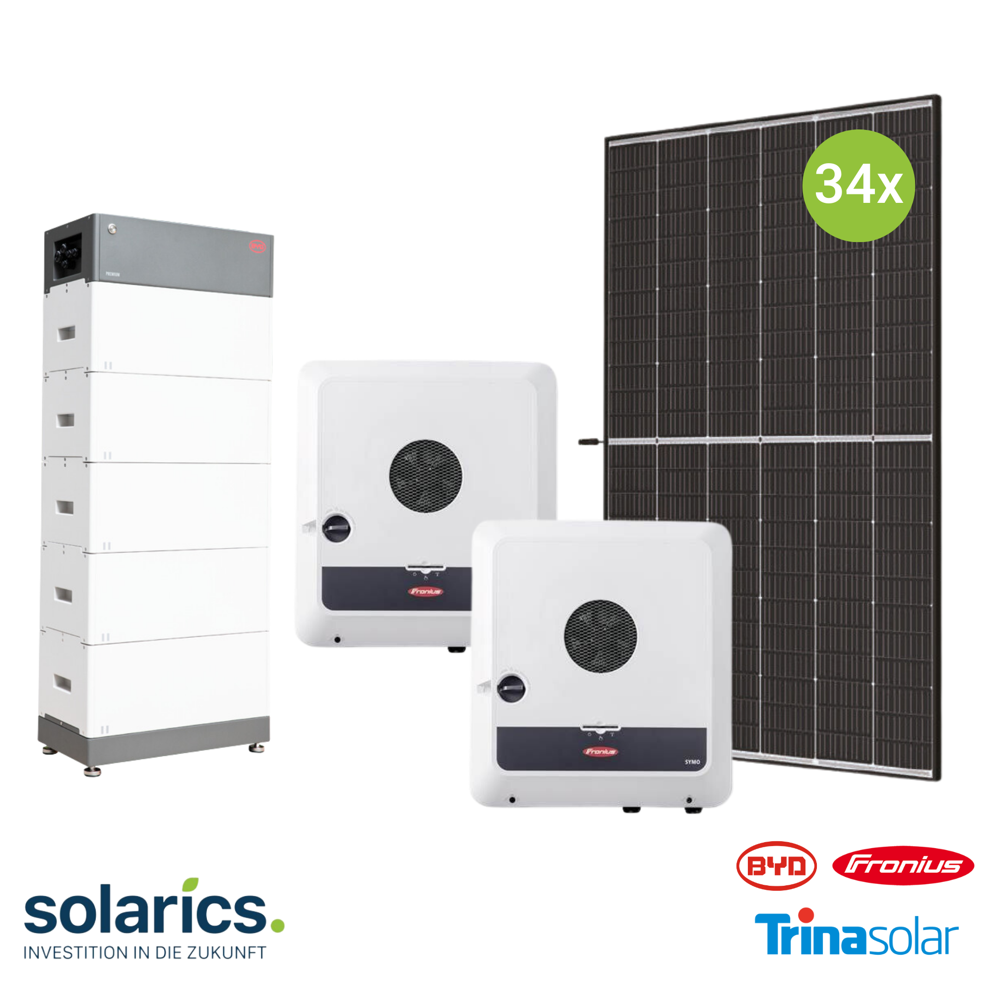 15kWp FRONIUS Solar-Komplettpaket mit Speicher