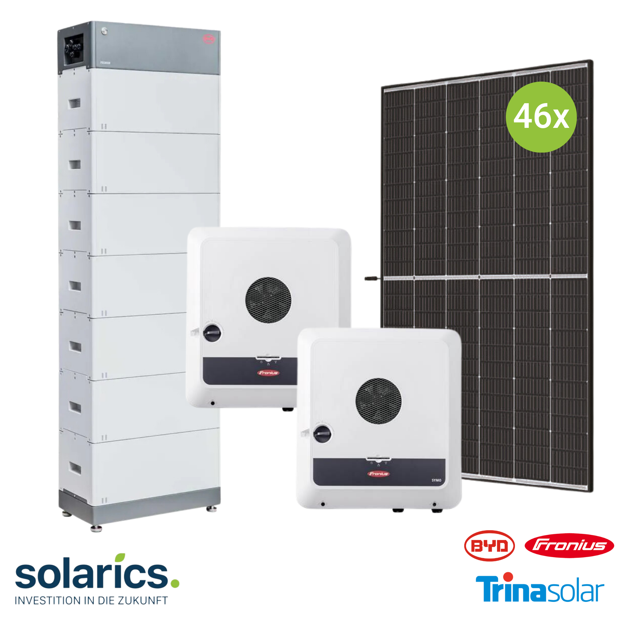 20kWp FRONIUS Solar-Komplettpaket mit Speicher