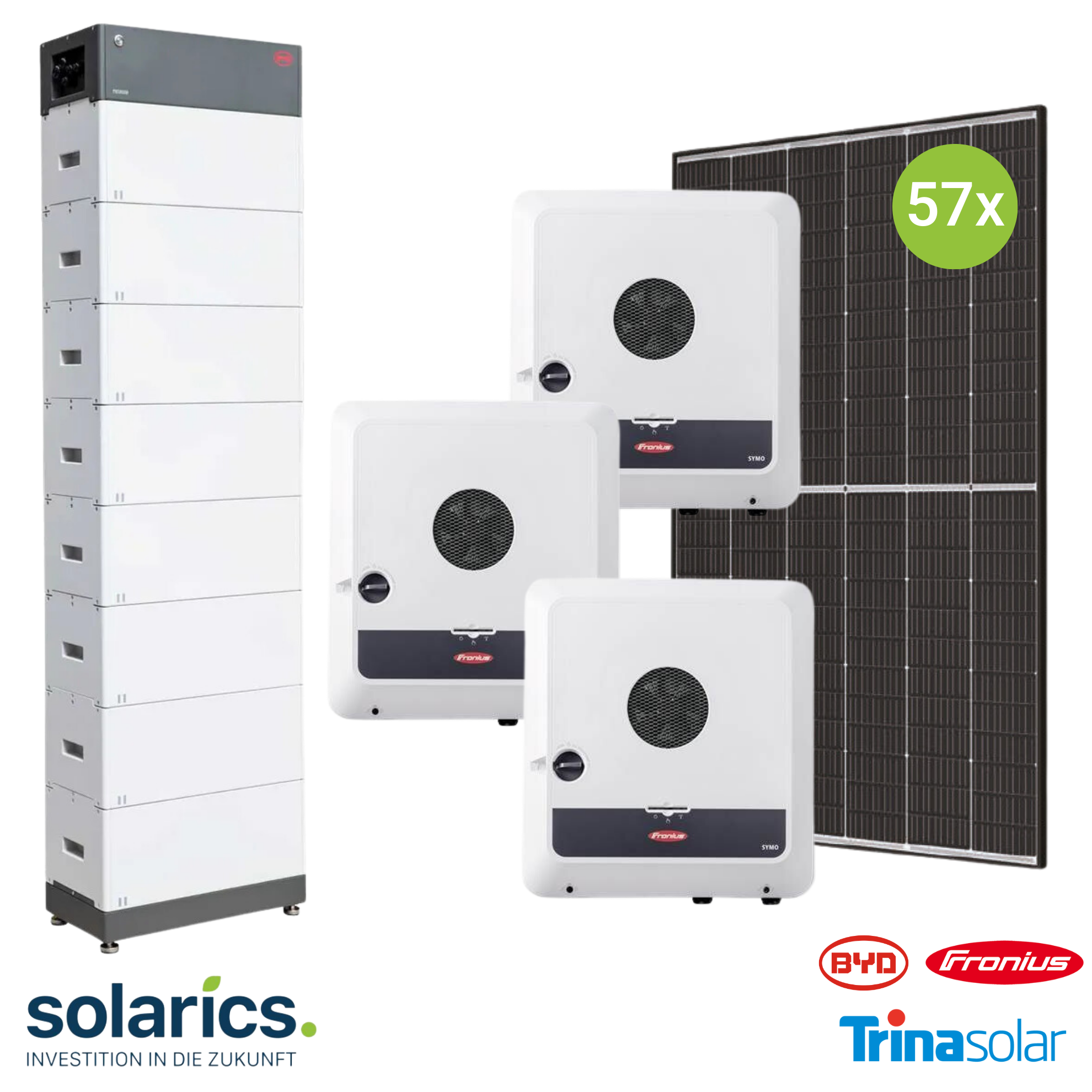 25kWp FRONIUS Solar-Komplettpaket mit Speicher