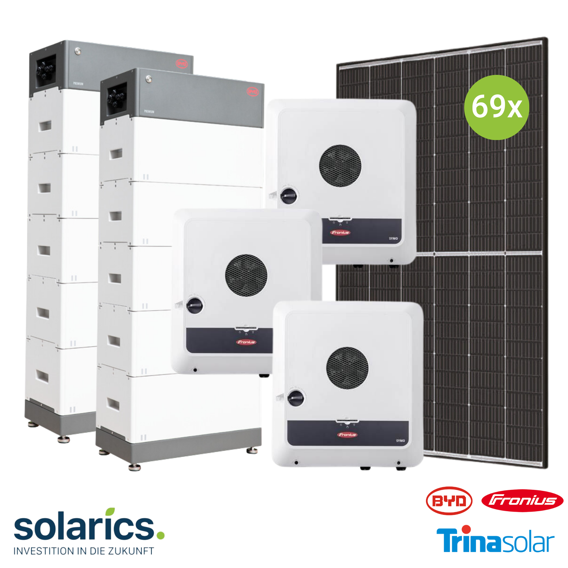 30kWp FRONIUS Solar-Komplettpaket mit Speicher