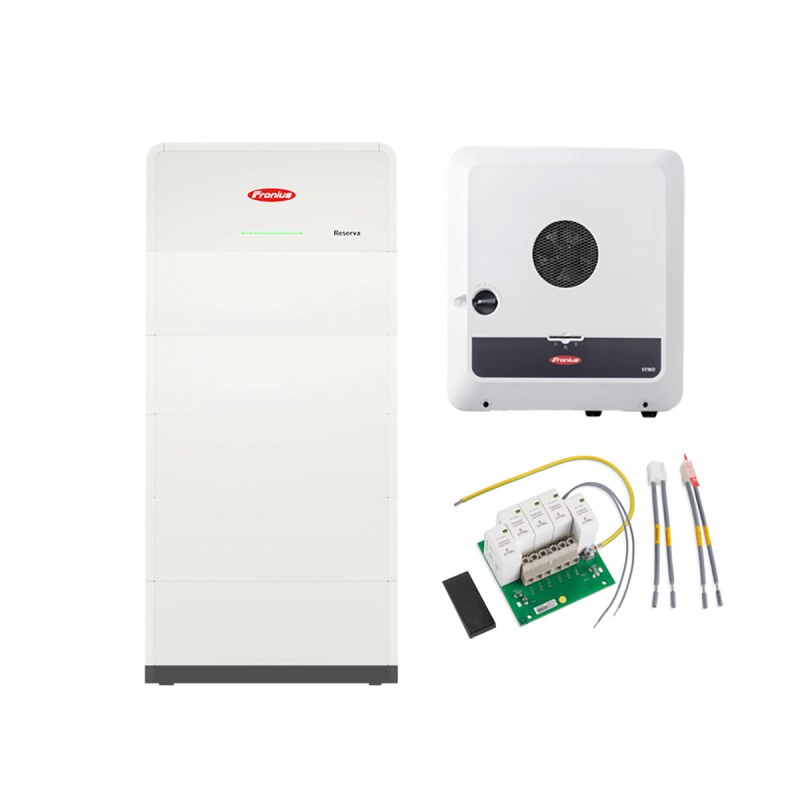 FRONIUS SYMO GEN24 10.0 Plus + RESERVA 15.8 + DC-Überspannungsschutz