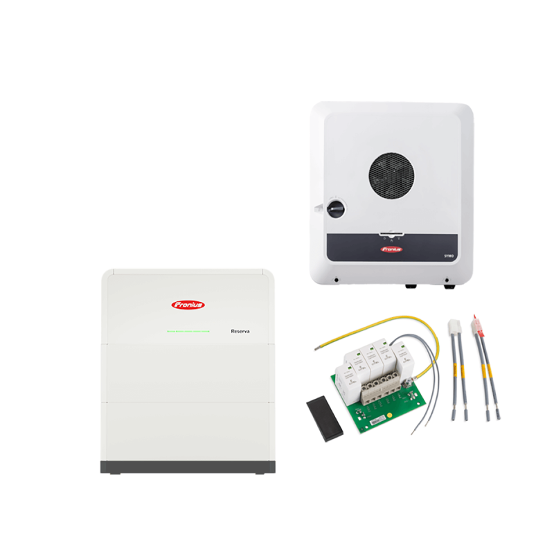 FRONIUS SYMO GEN24 8.0 Plus + RESERVA 6.3 + DC-Überspannungsschutz