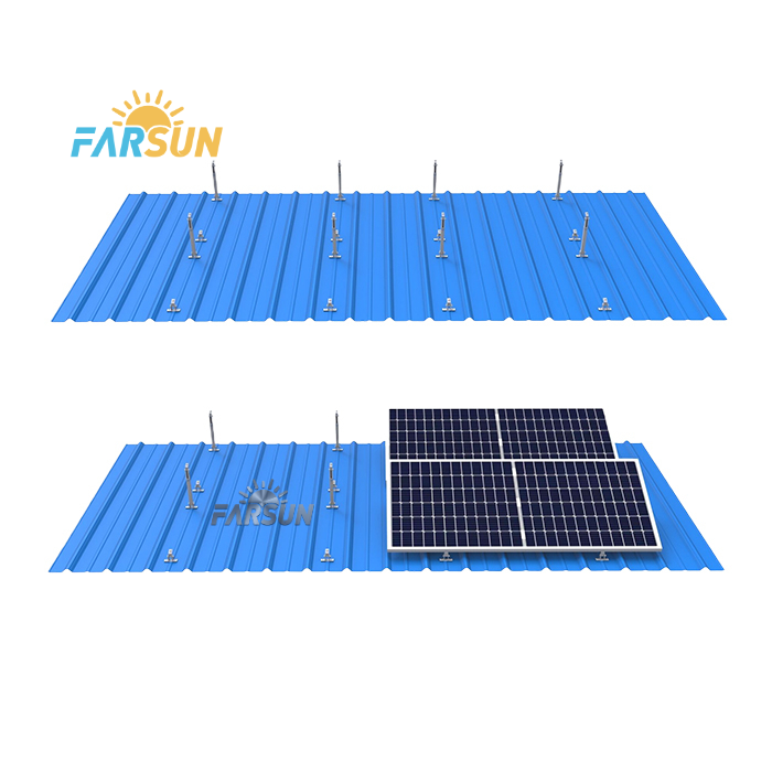 Xiamen FarSun Technology Co., Ltd. - Montagesysteme - FS Adjustable Rear Leg Roof Mounting System FS Adjustable Rear Leg Roof Mounting System - Art. 9963
