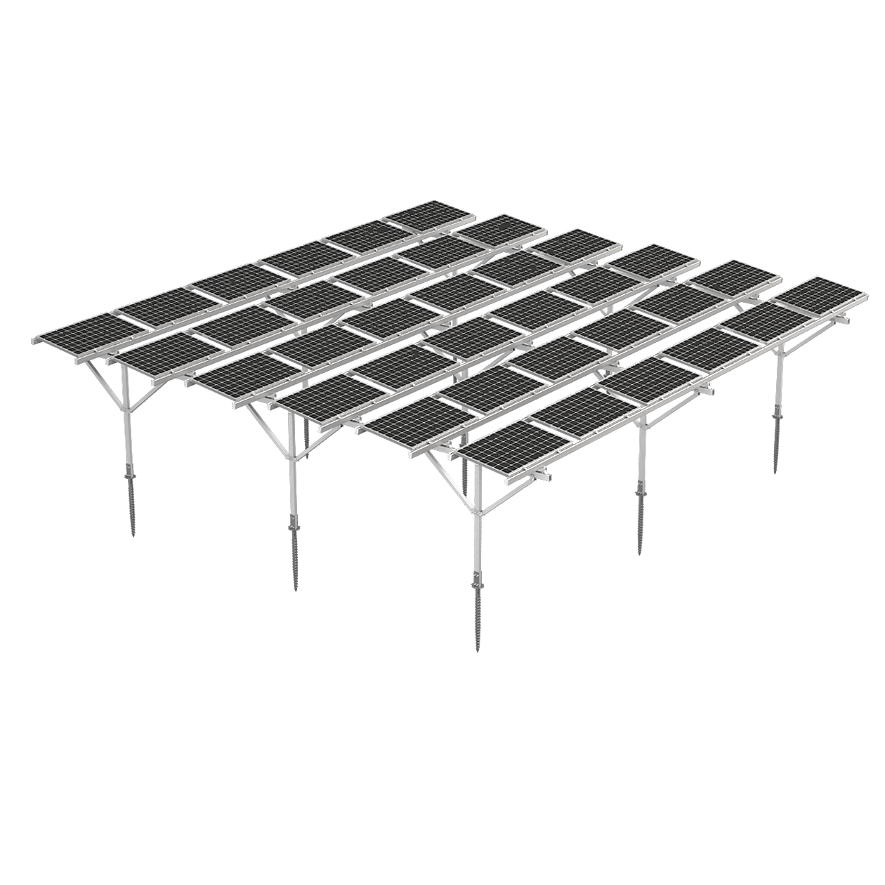 Xpower Solar Technology Co,.Ltd - Montagesysteme - Farmland Mount System Farmland Mount System - Art. 10177
