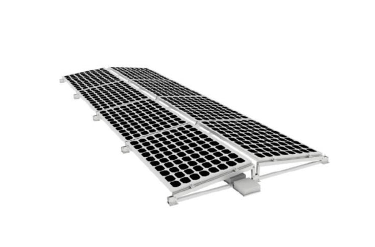 RP-Technik GmbH - Montagesysteme - Flachdach – Set B9 (Ost-West Ausrichtung) Flachdach – Set B9 (Ost-West Ausrichtung) - Art. 10812