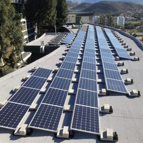 Sunice Solar Pte Ltd - Montagesysteme - Flat Concrete Roof Ballasted Tilt Flat Concrete Roof Ballasted Tilt - Art. 9177