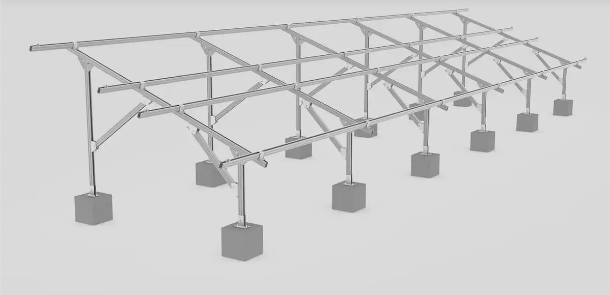 Strolar Mounting Systems - Montagesysteme - Flat Roof 2P STR_FR_2P - Art. 9644