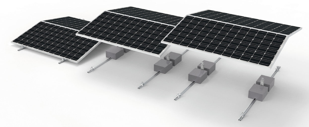 Xiamen SendSheen Sun Energy Technology co.,Ltd - Montagesysteme - Flat Roof Ballast Brack(Front & Rear Foot) Flat Roof Ballast Brack - Art. 9948