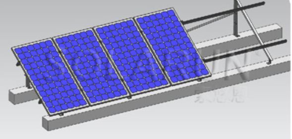 Shanghai Solarun Solar Co., Ltd. - Montagesysteme - Flat Roof Mount - SR800 SR800 - Art. 1559
