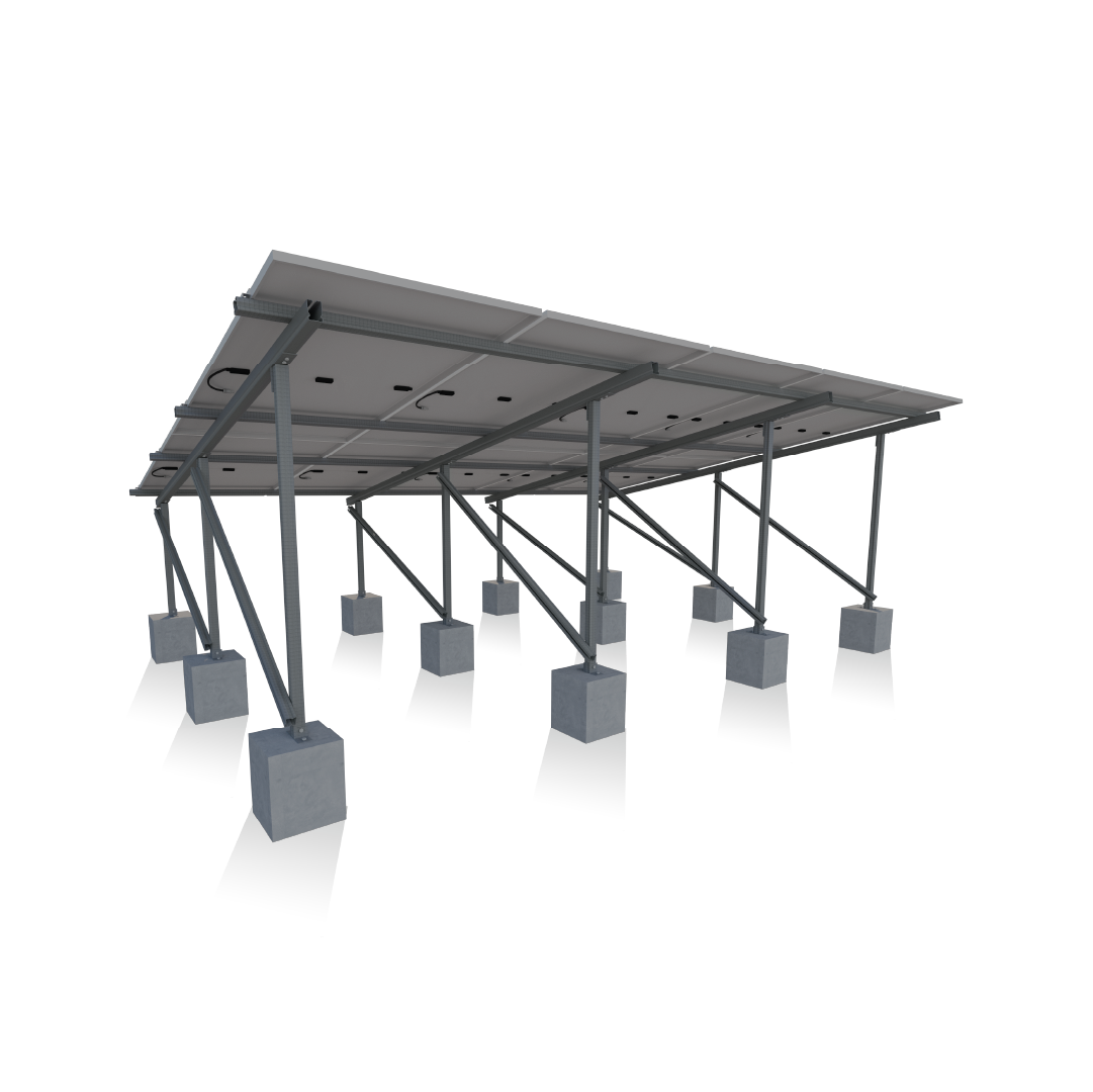 Philadelphia Solar LLC - Montagesysteme - Flat Roof Top Mounting Structure Roof Top Mounting Structure - Art. 5011