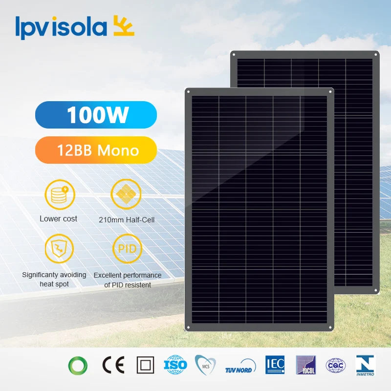 Zhejiang Isola New Energy Co., Ltd. - Solarmodul - Flexible solar panel - YH100W-12M YH100W-12M - Art. 223513