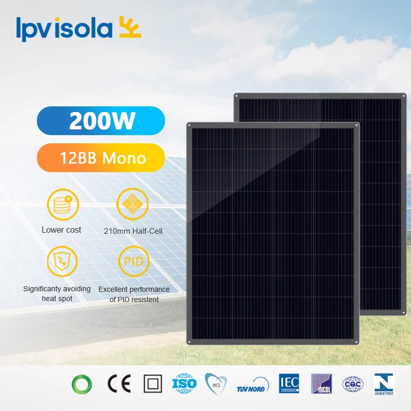 Zhejiang Isola New Energy Co., Ltd. - Solarmodul - Flexible solar panel - YH200W-24M YH200W-24M - Art. 223515
