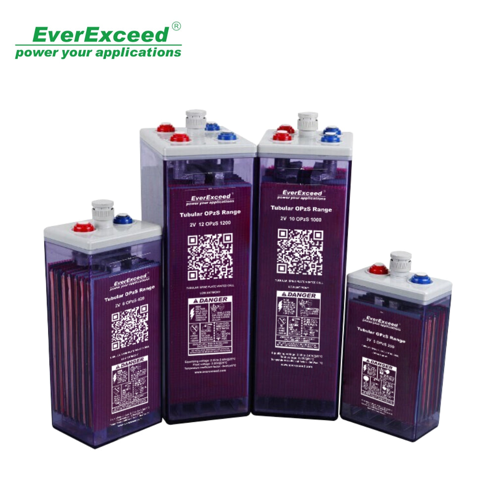 Shenzhen EverExceed Industrial Co., Ltd. - Speicher - Flooded Tubular OPzS Series 2OPzS100 - Art. 13655