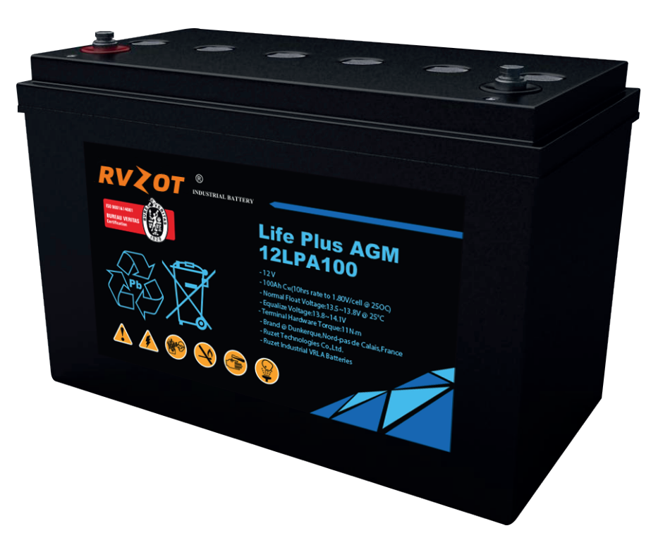 Road Sheng Power Supply (BeiJing) Co., Ltd (Rvzot) - Speicher - French Lusheng Battery LPA Series 12LPA50 - Art. 33466