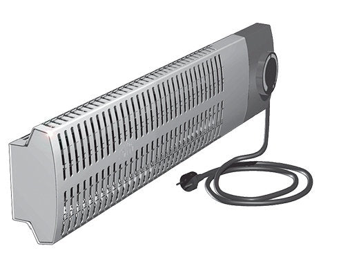Frico Frostwächter FMLR200 Edelstahl 200W 230V IP31