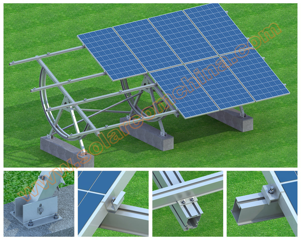 Shaoxing City Solarcom Solar Equipment Co., Ltd. - Montagesysteme - Fully Adjustable ground mounting system SC-VGP2 - Art. 3961
