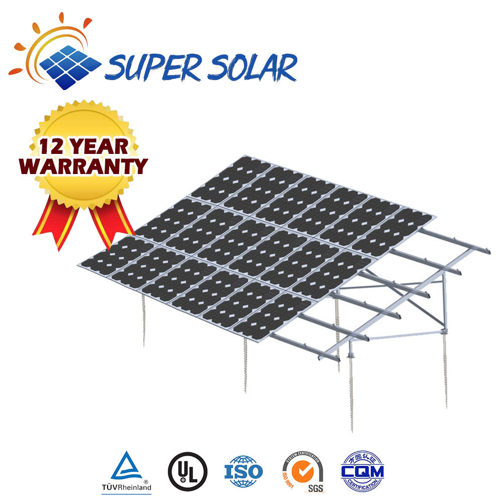 Fujian Super Solar Energy Technology Co., Ltd. - Montagesysteme - G002 Ground Solar Mounting System SS-G002 - Art. 5483