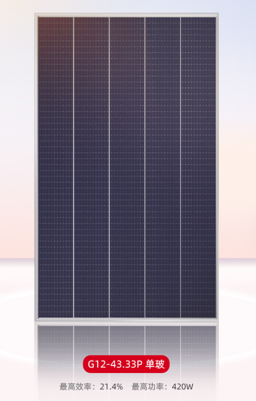 TCL Photovoltaic Technology Co., Ltd. - Solarmodul - G12-43.33P 400-420 Single-glass (CN) 415 - Art. 213570