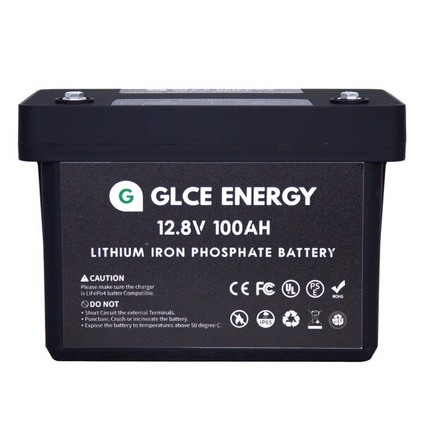 GLCE Energy - Speicher - GLCE-12V 100Ah LiFePO4 Lithium Battery 12V 100Ah - Art. 34008