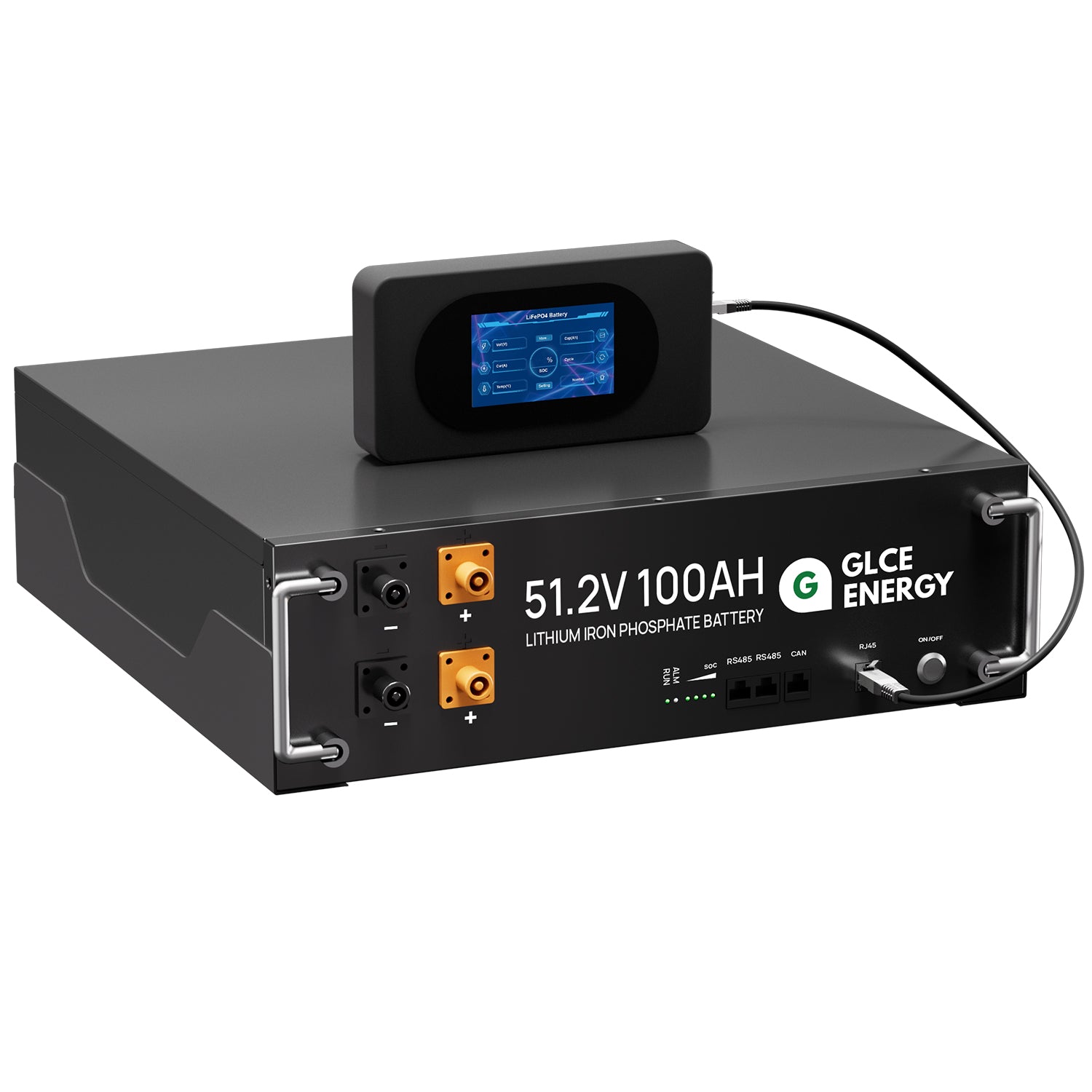 GLCE Energy - Speicher - GLCE-51.2V 100Ah 5.12kWh LiFePO4 Lithium Battery 51,2V 100Ah - Art. 34013