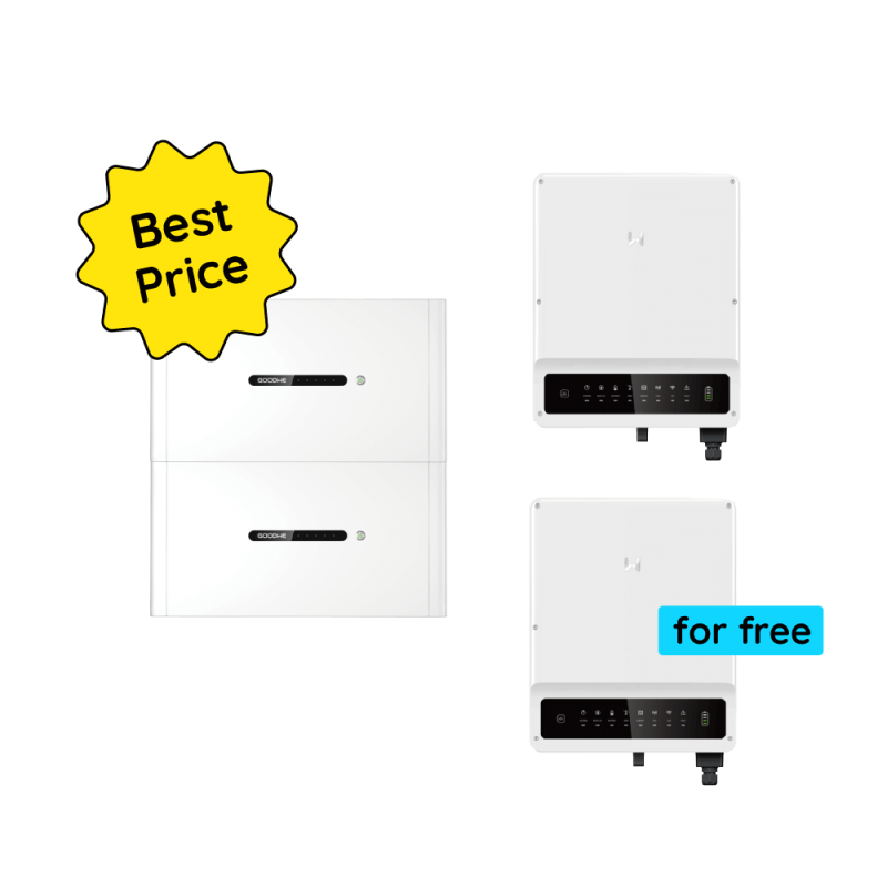 GOODWE Lynx D 10 kWh + GW5KN-ET + gratis GW10KN-ET