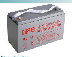 Great Power Battery Technology Co., Limited - Speicher - GPD110-12(12V110Ah) GPD110-12(12V110Ah) - Art. 23392