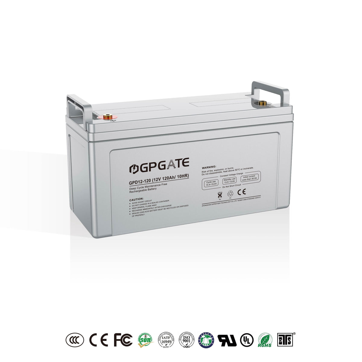 Zhongshan Dipper New Energy Technology Co., Ltd. (GPGATE) - Speicher - GPD12120 12V 120Ah Deep Cycle Battery GPD12120 - Art. 37798