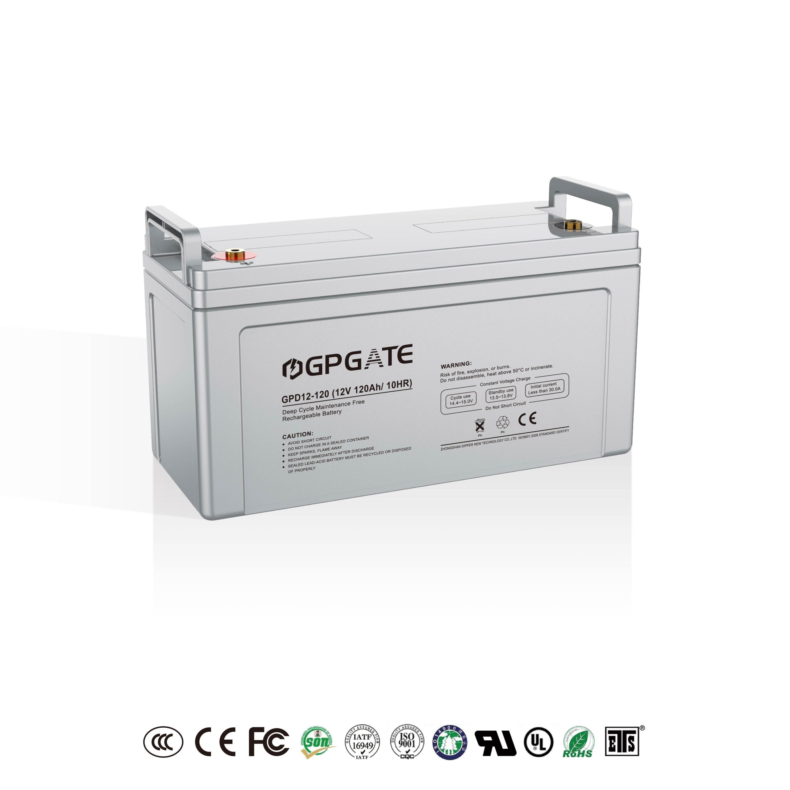 Zhongshan Dipper New Energy Technology Co., Ltd. (GPGATE) - Speicher - GPD12120 12V 120Ah Deep Cycle Battery GPD12120 - Art. 37798