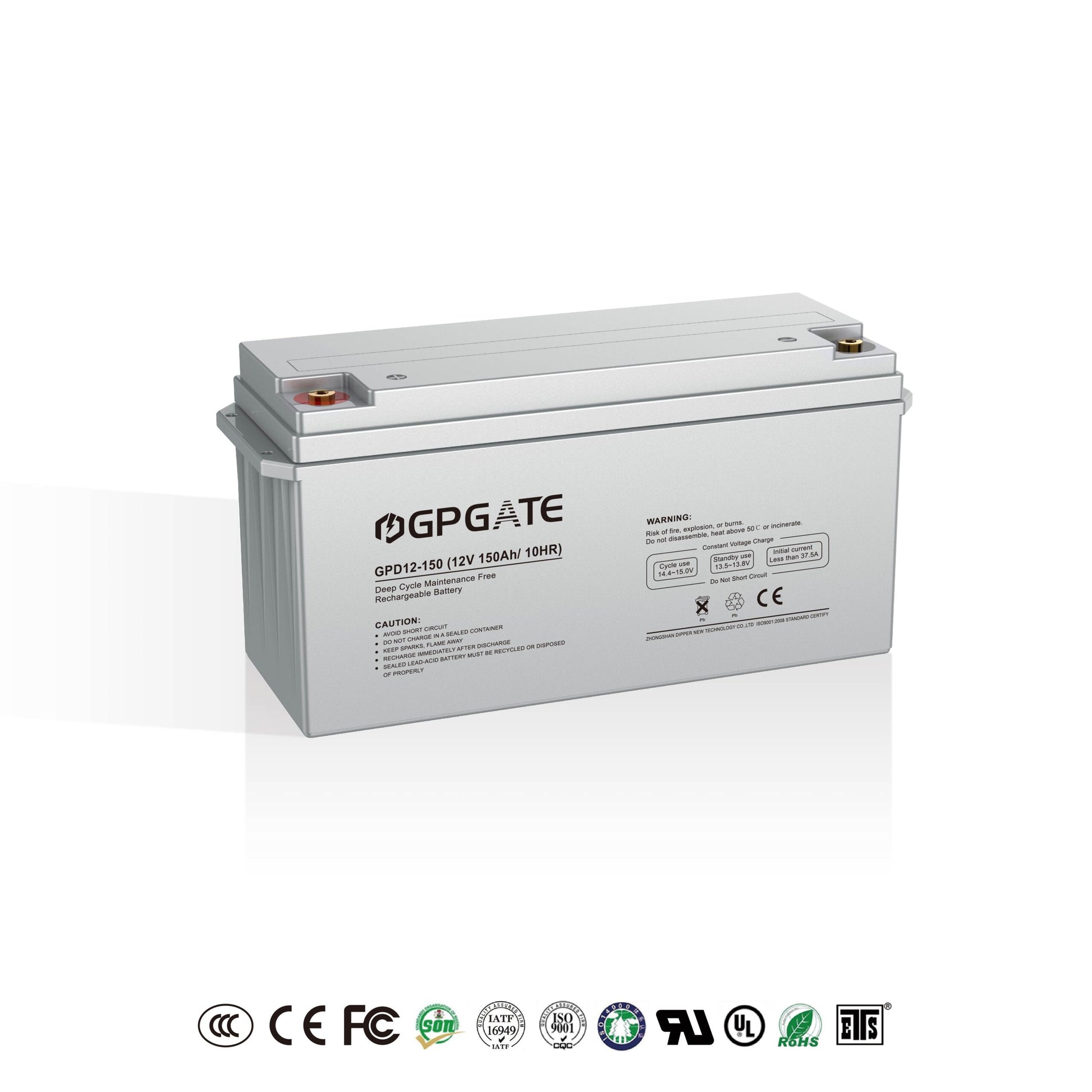 Zhongshan Dipper New Energy Technology Co., Ltd. (GPGATE) - Speicher - GPD12150 12V 150Ah Deep Cycle Battery GPD12150 - Art. 37799