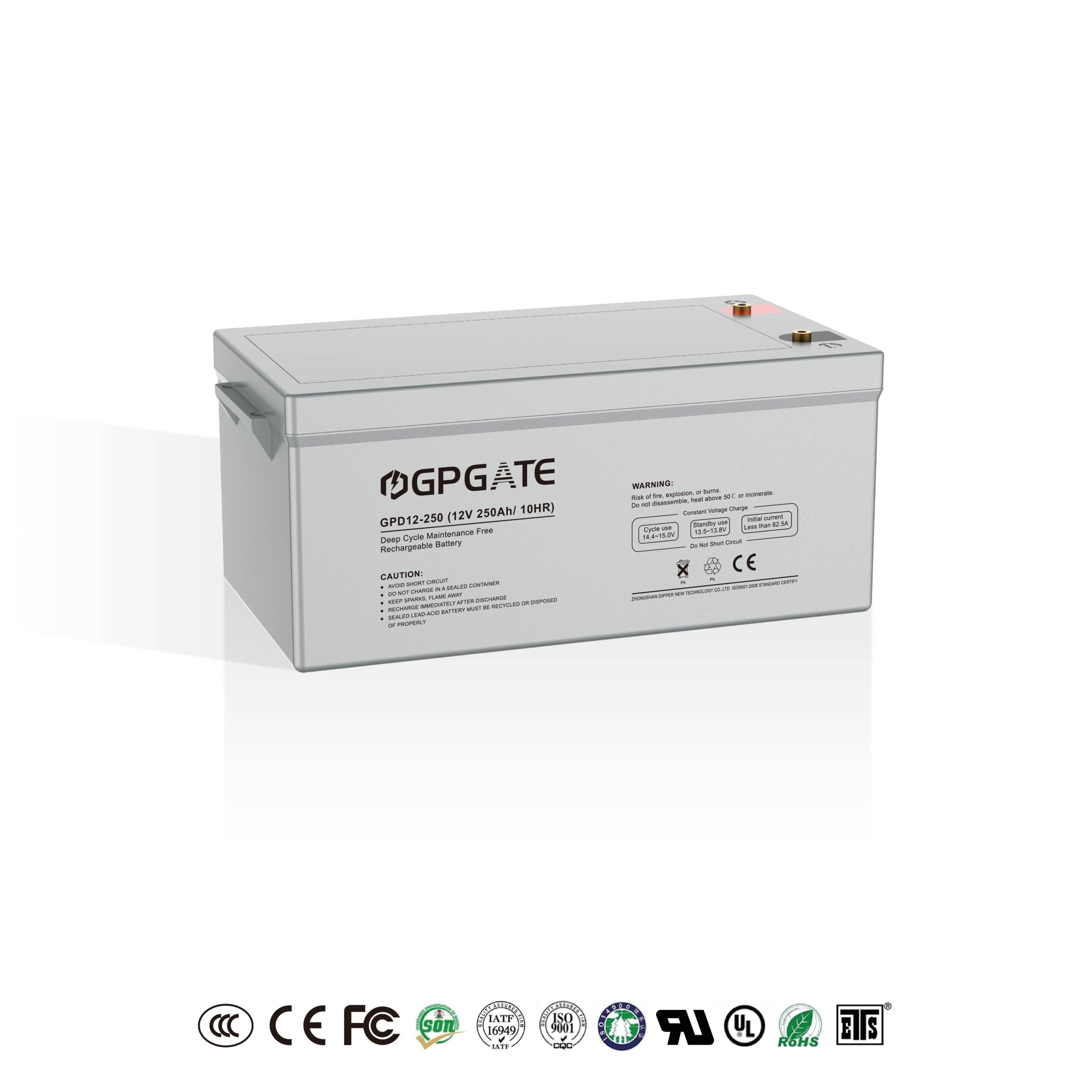 Zhongshan Dipper New Energy Technology Co., Ltd. (GPGATE) - Speicher - GPD12250 12V 250Ah Deep Cycle Battery GPD12250 - Art. 37801