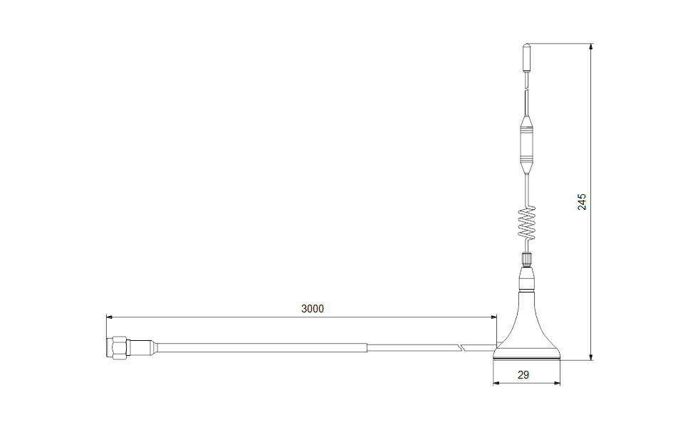 GRUNDFOS Antenna f. CIM280/CIM290 3G/4G -Art. 99838775