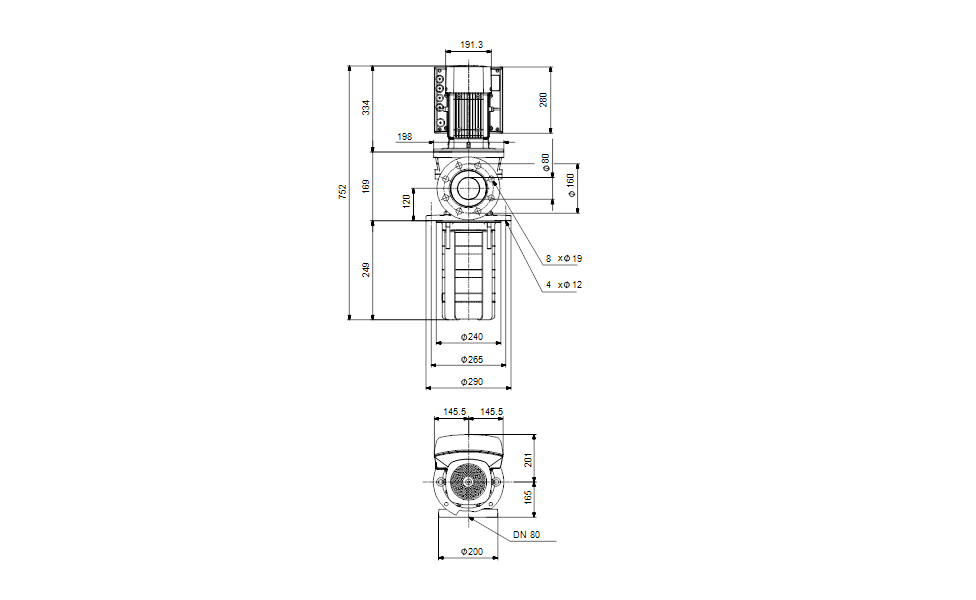 GRUNDFOS Eintauchpumpe MTRE 64-2/1-1 A-F-A-HUUV -Art. 99068881