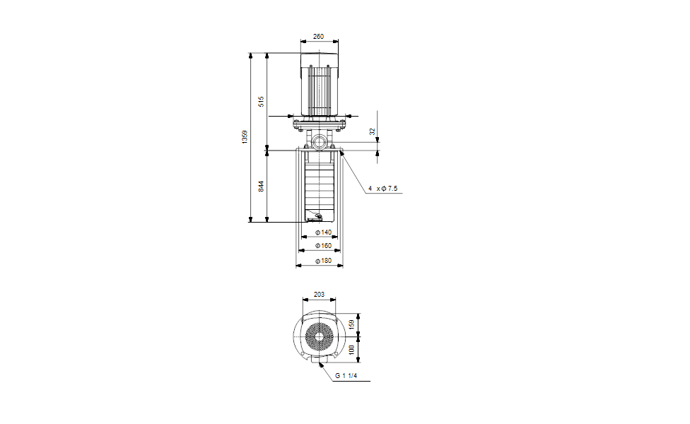 GRUNDFOS Eintauchpumpe MTR 8-25/25 A-W-A-HUUV -Art. 98825722