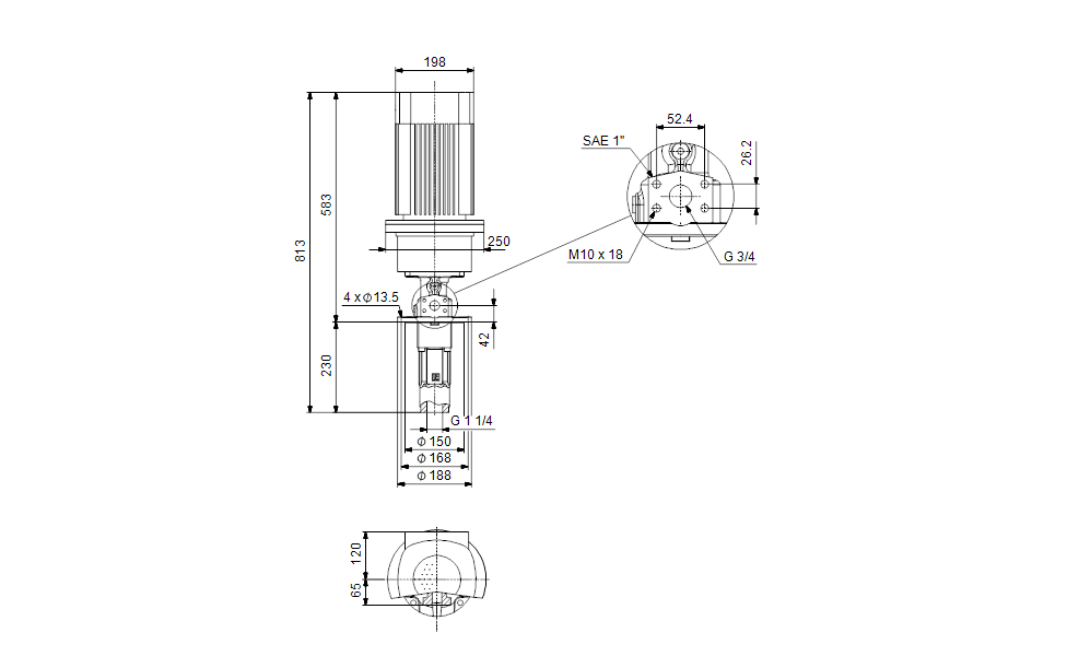 GRUNDFOS Eintauchpumpe MTS 20-60 R28 DQ-T -Art. 99473052