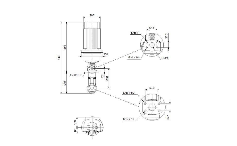 GRUNDFOS Eintauchpumpe MTS 40-60 R38 D8.6-D -Art. 99473314