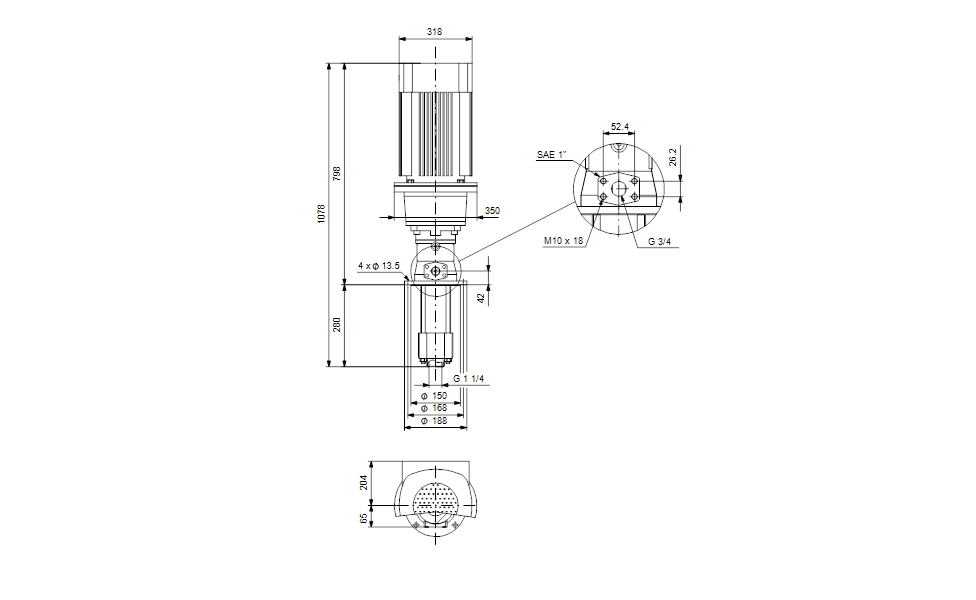GRUNDFOS Eintauchpumpe MTS 40-90 R38 DQ-T -Art. 99672728