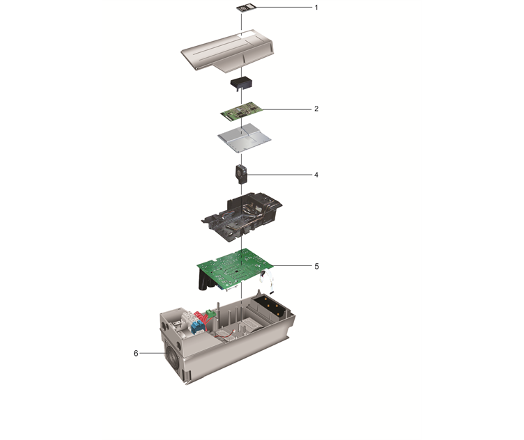 GRUNDFOS Externer Frequenzumrichter CUE 1X200-240V IP21 3,0KW -Art. 99616614