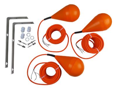 GRUNDFOS Float switch set MS1 3pcs 10m + wallhanger -Art. 62500014