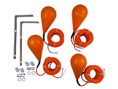 GRUNDFOS Float switch set MS1 4pcs 10m + wallhanger -Art. 62500015