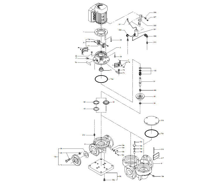 GRUNDFOS INLINEPUMPE TPED 100-120/2 S-AI-F-A-BQQE-IWB -Art. 99168940