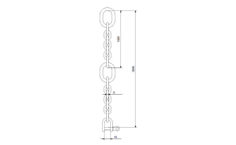GRUNDFOS Lifting chain -Art. 98538175