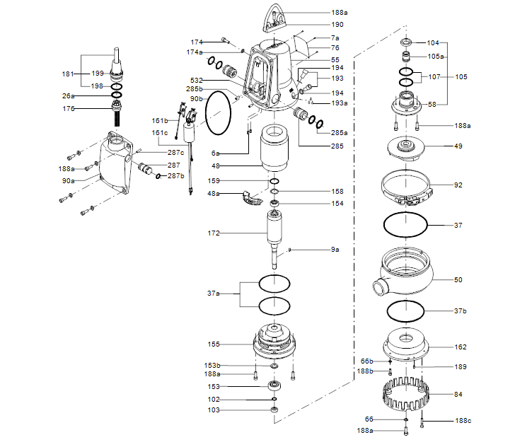 GRUNDFOS Tauchmotorpumpe  DP10.50 .09.E.Ex.2.50B -Art. 96877502