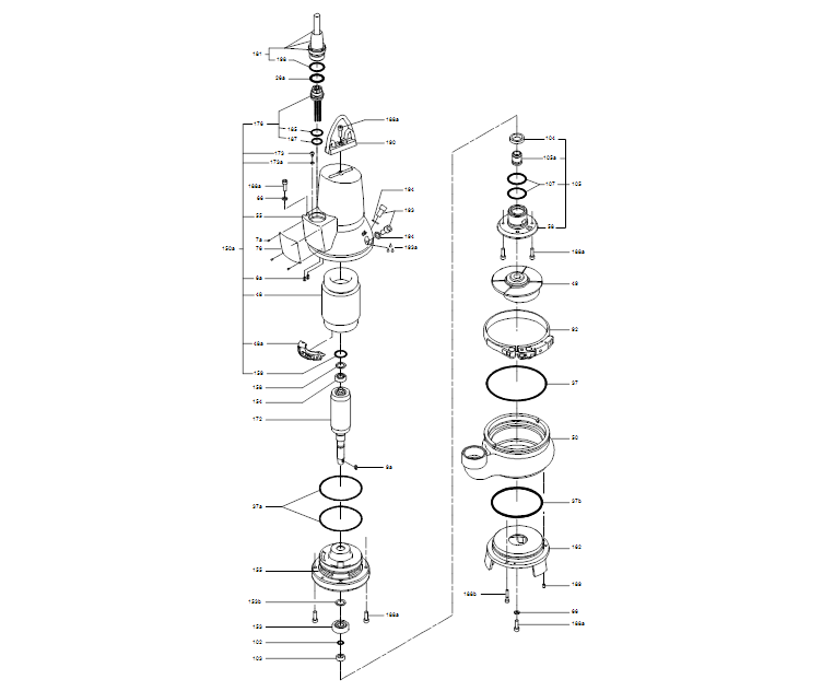 GRUNDFOS Tauchmotorpumpe  EF30.50 .06.Ex.2.1.502 -Art. 96106547