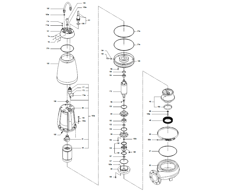 GRUNDFOS Tauchmotorpumpe  SE1.80.80.55.4.51D.B -Art. 96047613