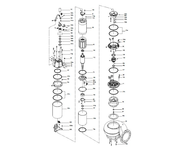 GRUNDFOS Tauchmotorpumpe  SE2.125.300.110.6.52E.N.51D.A -Art. 99776962