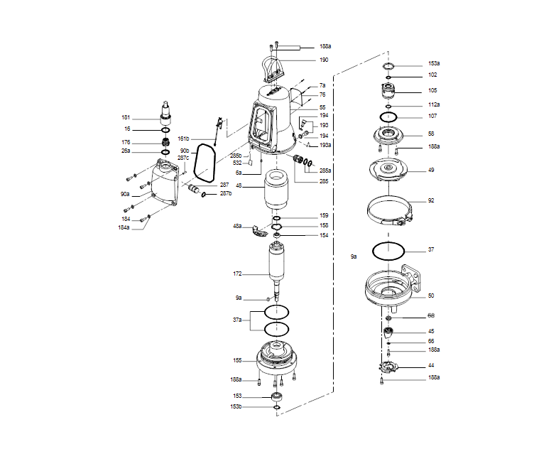 GRUNDFOS Tauchmotorpumpe  SEG.40.26.E.2.50B -Art. 96878516