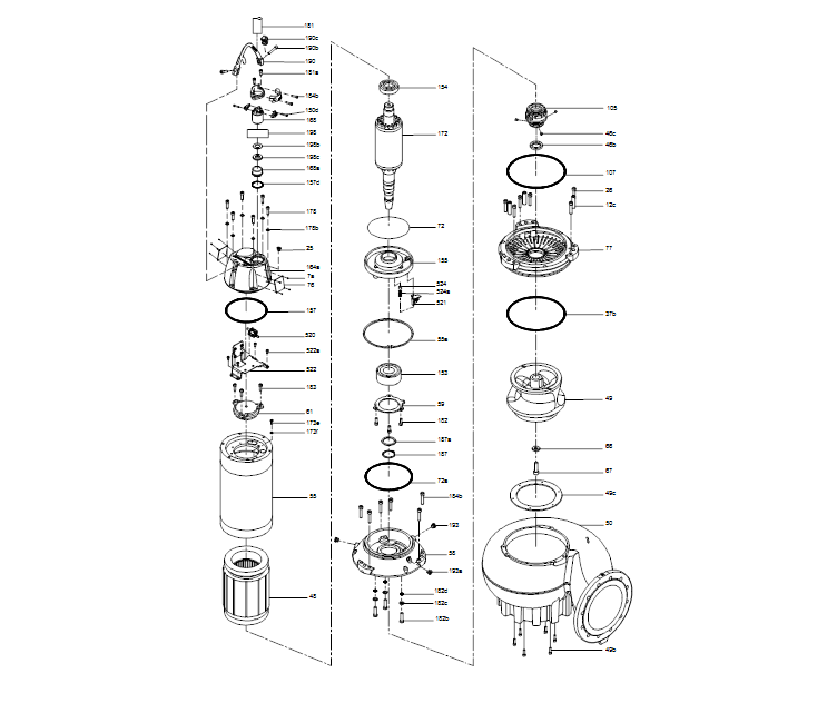 GRUNDFOS Tauchmotorpumpe  SL2.125.300.110.6.52E.N.51D.A -Art. 99776960