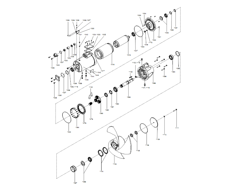 GRUNDFOS Tauchrührwerke  SRG.200.80 .388.11.5.1B -Art. 98798043